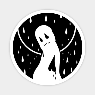 sad ghost Magnet